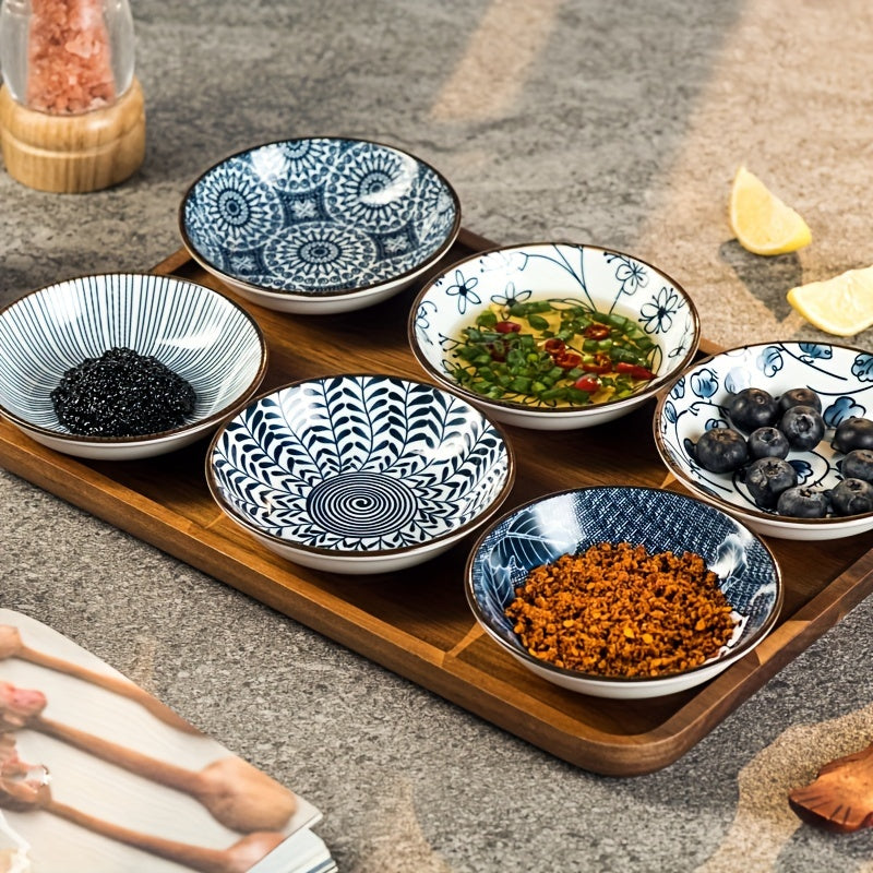 6 Pieces Ceramic Creative Snack Bowls