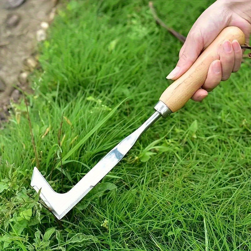 Stainless Steel L-shaped Gap Weeding Tool