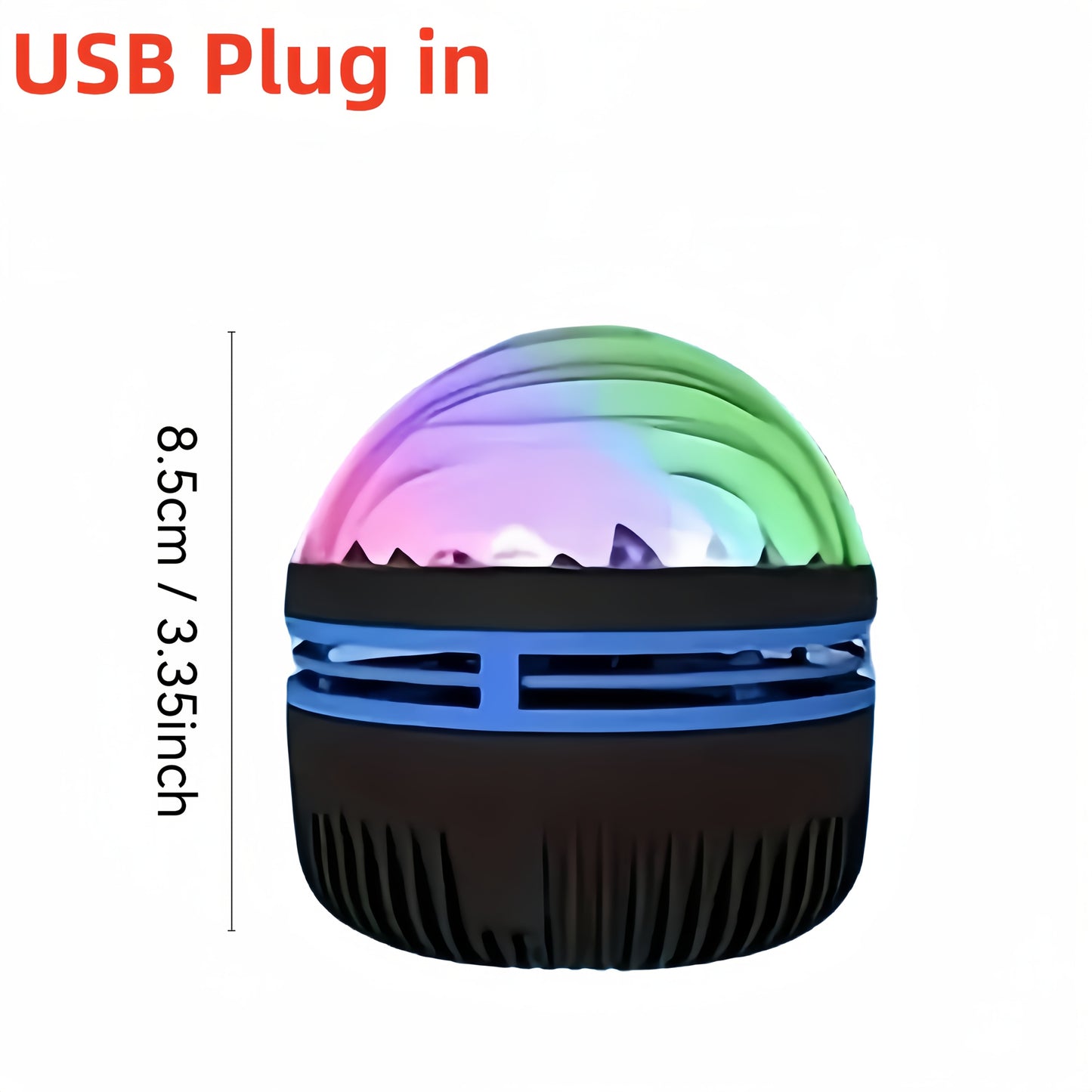 Mini USB Plug-In Phantom Aurora Projection Luminaire – Ambient Decorative Light