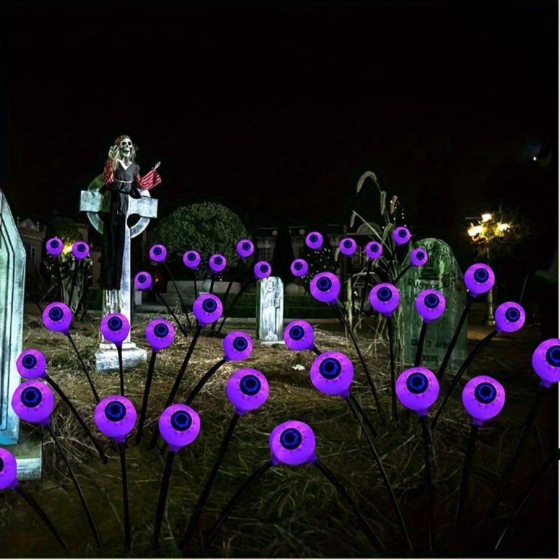 Spooky SZN Eyeball Solar Garden Lights - 6/8 Pcs