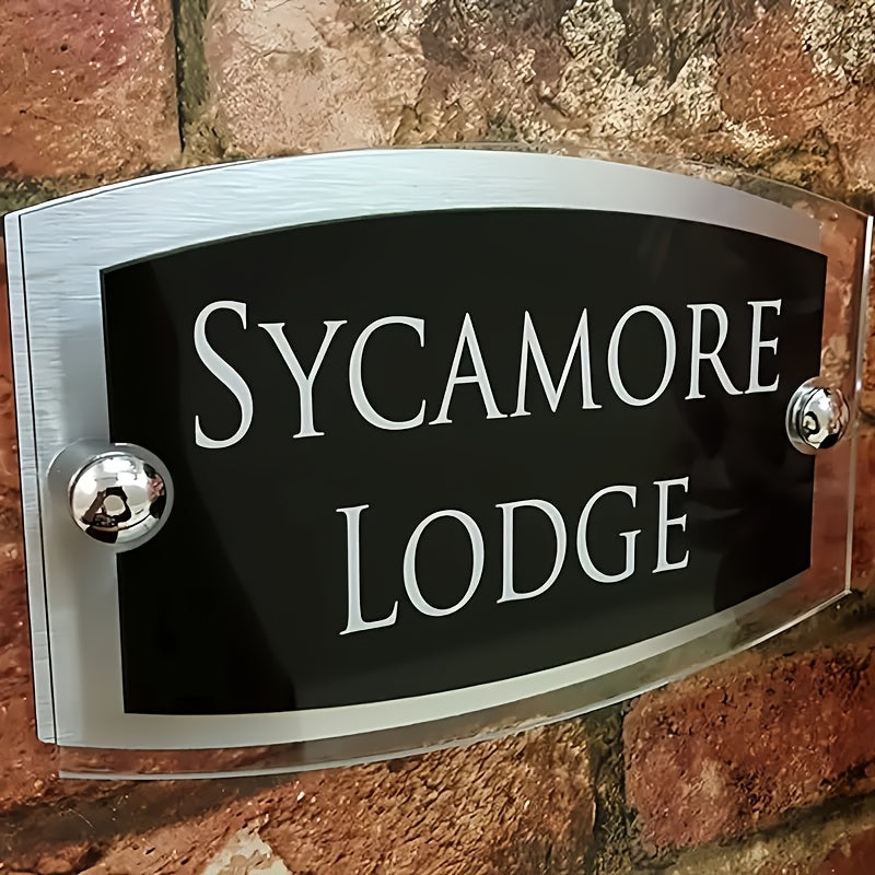Customizable 3D Double Layer House Number Sign