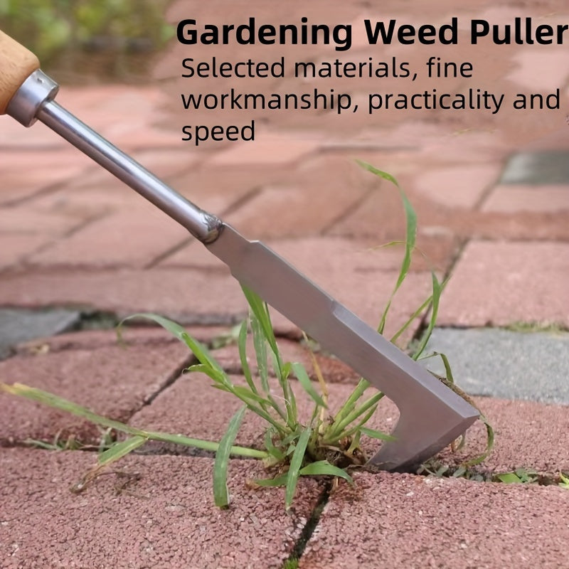 Stainless Steel L-shaped Gap Weeding Tool