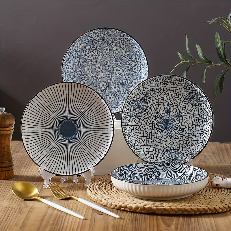 Signature Set of 4 Ceramic Dinner Plates