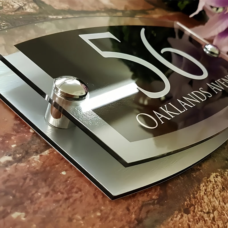Customizable 3D Double Layer House Number Sign