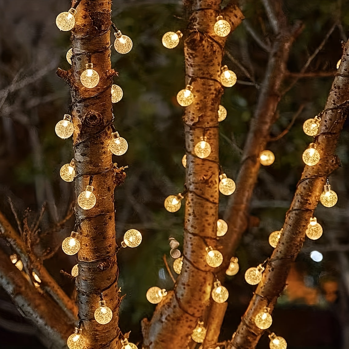 LEDOOR Solar String Lights - 20/50/100 LED Space-Themed Outdoor Decor