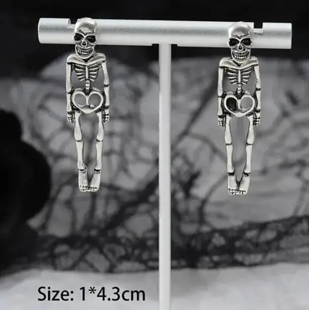 Spooky Skeleton Earrings