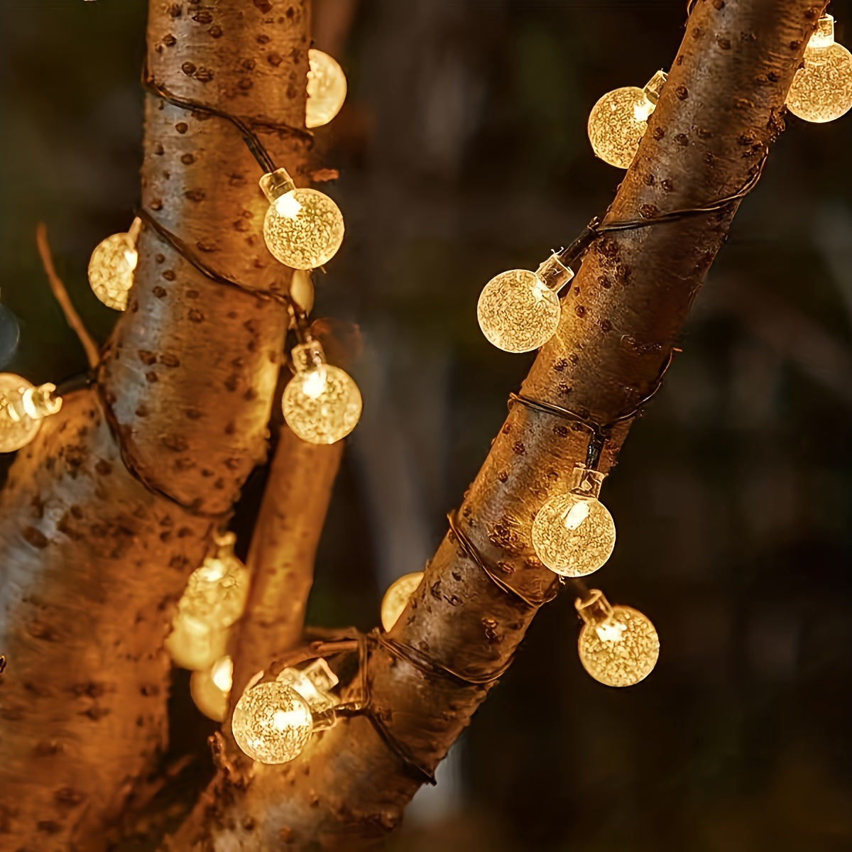 LEDOOR Solar String Lights - 20/50/100 LED Space-Themed Outdoor Decor