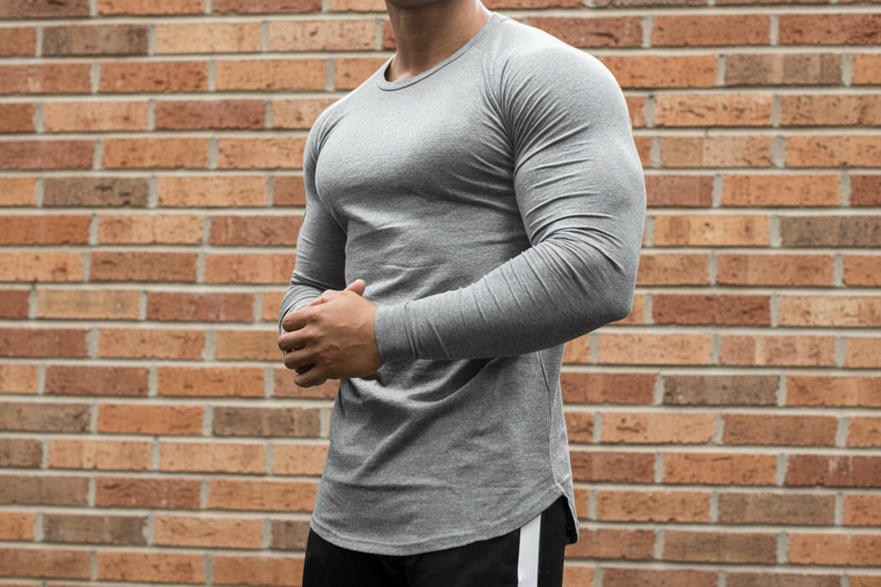 Quick Dry Long Sleeve Gym T-Shirt
