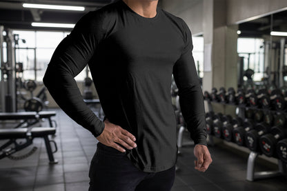 Quick Dry Long Sleeve Gym T-Shirt