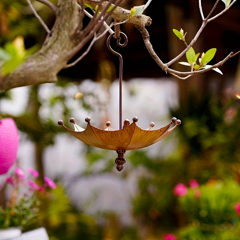 Outdoor Hanging Umbrella Bird Feeding Tray