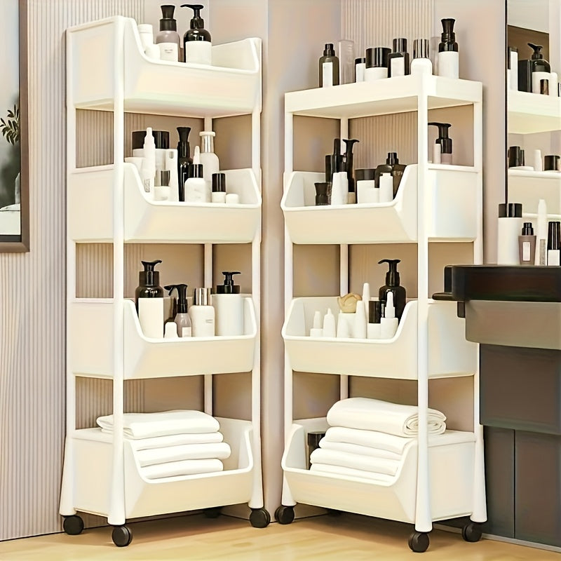 Multi-Layer Rolling Storage Cart with Wheels