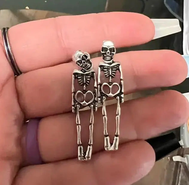 Spooky Skeleton Earrings