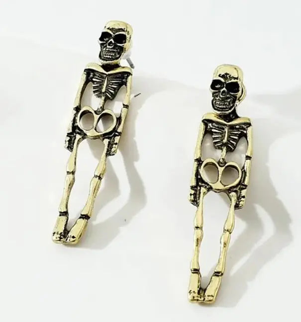 Spooky Skeleton Earrings