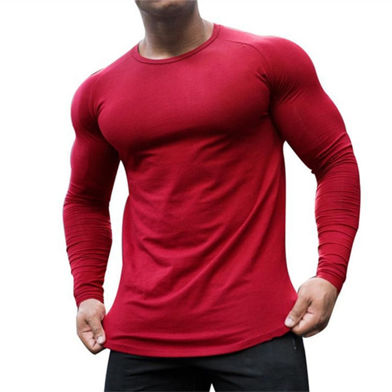 Quick Dry Long Sleeve Gym T-Shirt