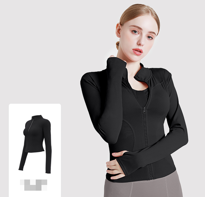 Slim Fit Women's Long Sleeve Gym Jacket