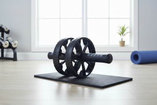 Silent Dual-Wheel Ab Roller