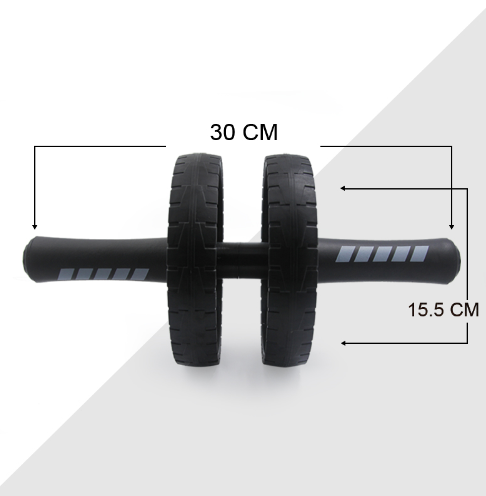 Silent Dual-Wheel Ab Roller