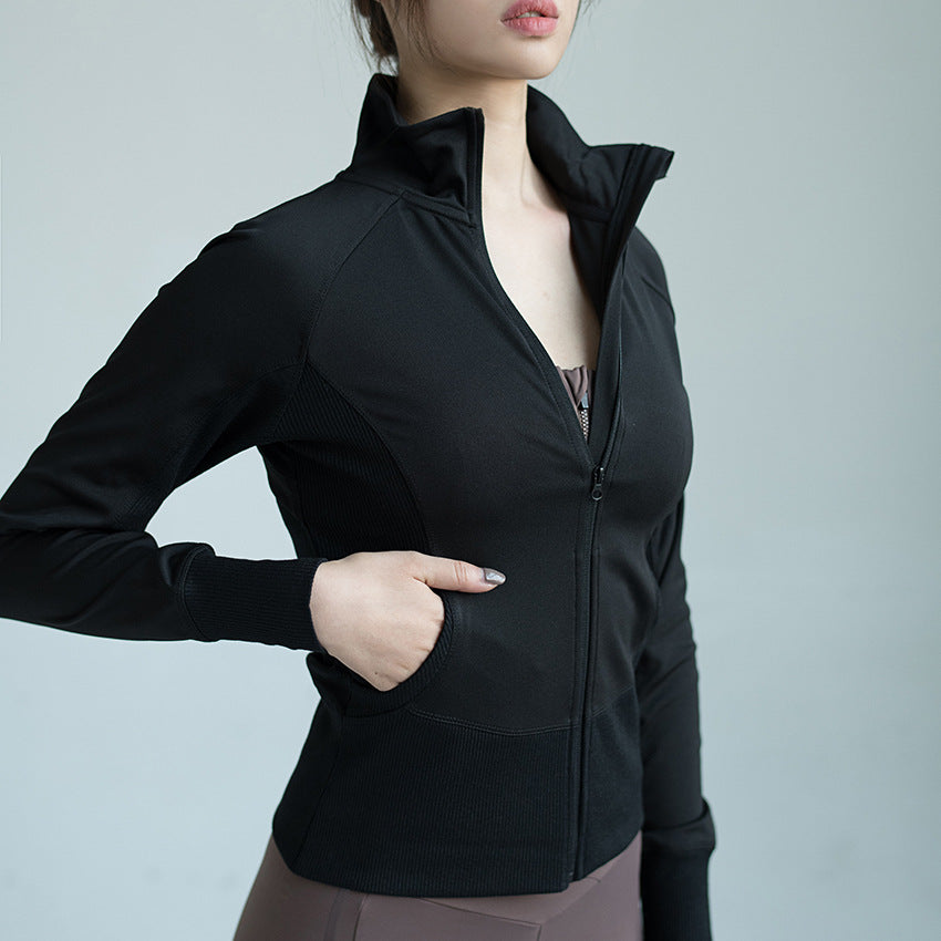 Slim Fit Women's Long Sleeve Gym Jacket