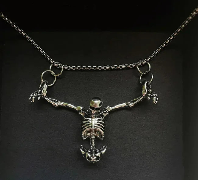 Shackled Skeleton Necklace